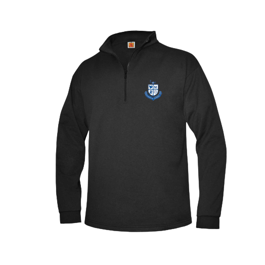 1/4 Zip Cadet Sweatshirt With Lexington Catholic Logo