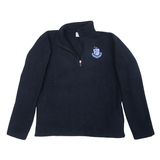 1/4 Zip Fleece Pullover with Lexington Catholic Logo