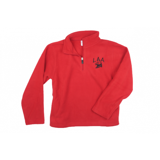 1/4 Zip Fleece Pullover with Louisville Adventist Academy Logo