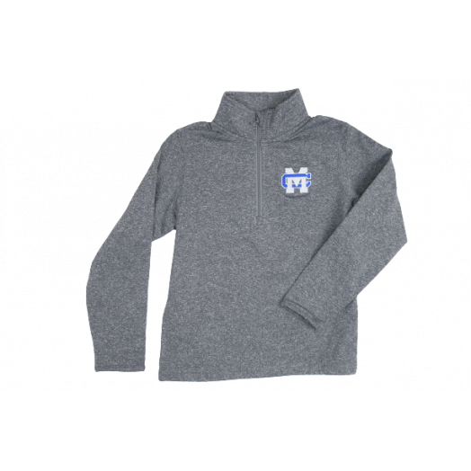1/4 Zip Performance Fleece Pullover with Milford Christian Logo