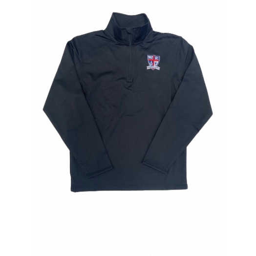 1/4 Zip Performance Fleece Pullover with Royalmont Logo