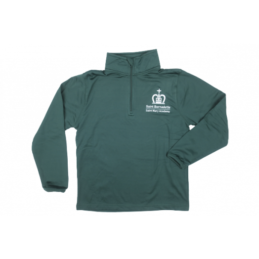 1/4 Zip Performance Fleece Pullover with St. Mary Academy Logo