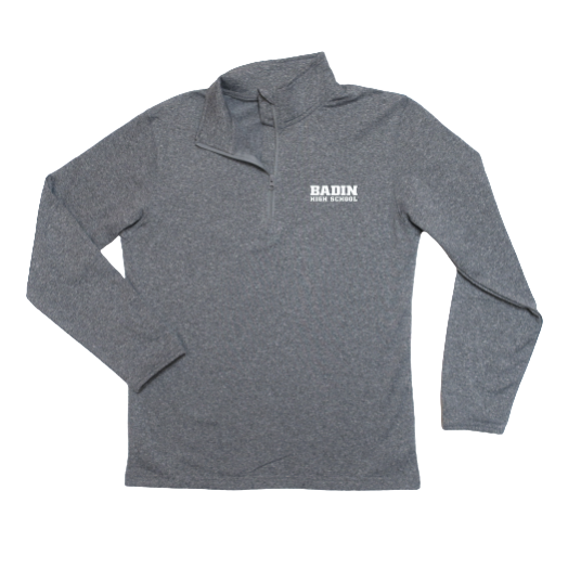 1/4 Zip Performance Pullover with Badin HS Logo