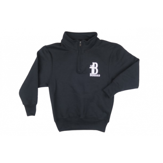 1/4 Zip Pullover Sweatshirt with St. Bernard Logo