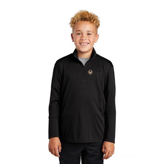 Student 1/4 Zip Pullover with Calvary Academy Logo