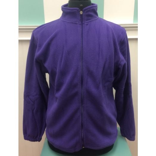 Microfleece Purple Full Zip Jacket
