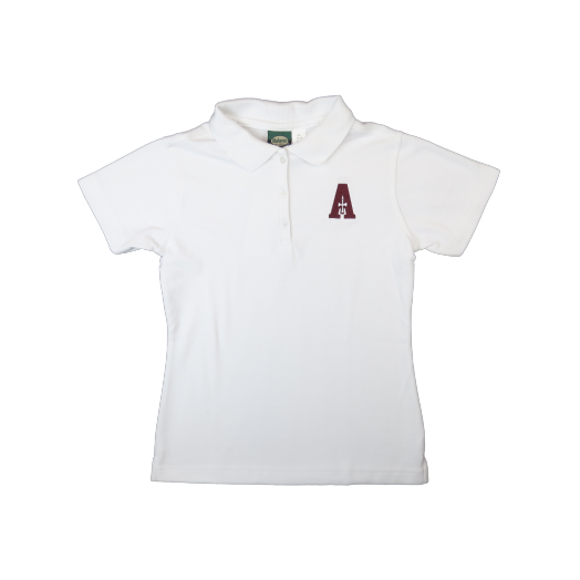 Female Short Sleeve Polo Shirt with Assumption Logo