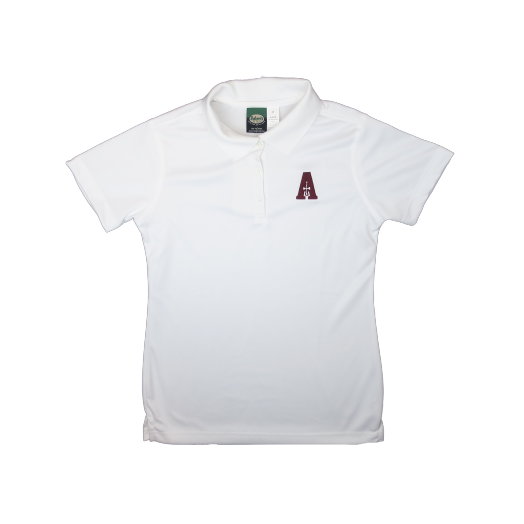 Female Short Sleeve Dri-Fit Polo Shirt with Assumption Logo