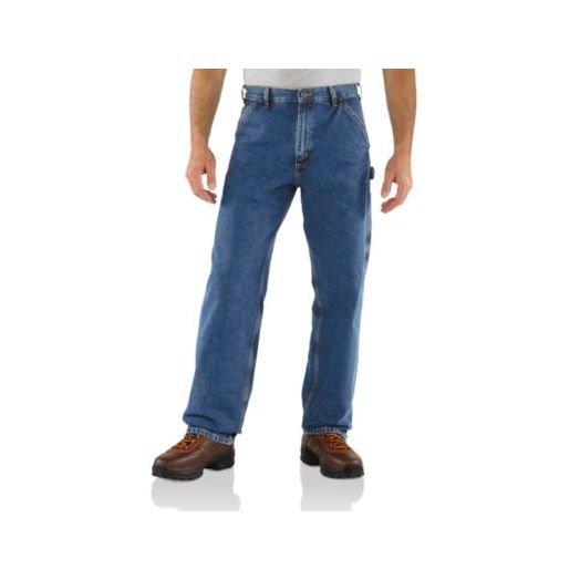 B13 Carhartt Mens Loose Original Fit Washed Work Dungaree Jeans