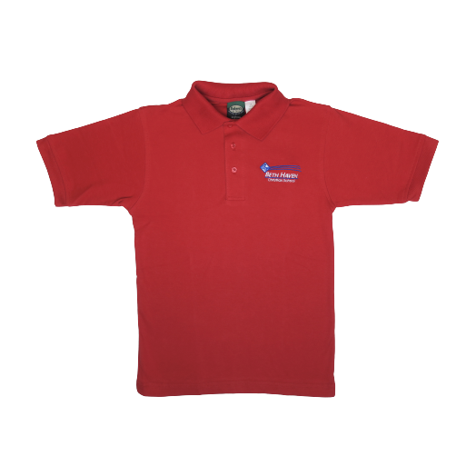 Short Sleeve Polo Shirt with Beth Haven Logo