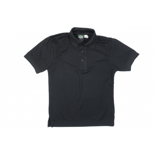 Short Sleeve Black Dri-Fit Polo Shirt