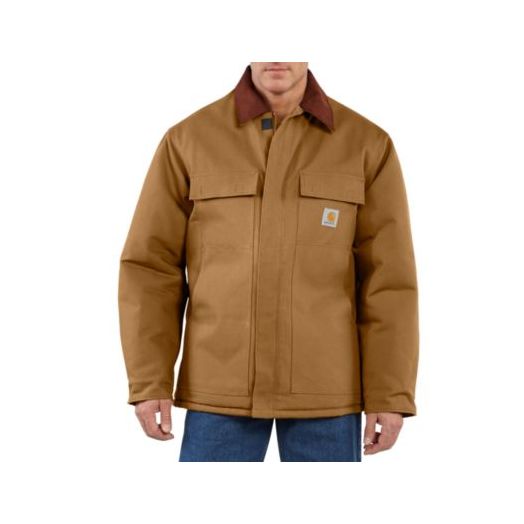 C003 Carhartt Arctic Quilt Lined Traditional Coat in Brown