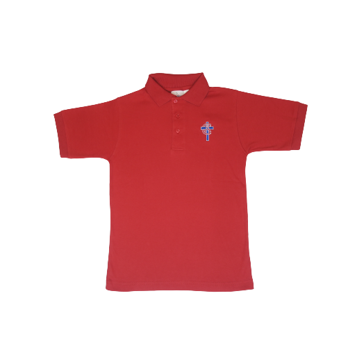 Short Sleeve Polo Shirt with CAL Logo