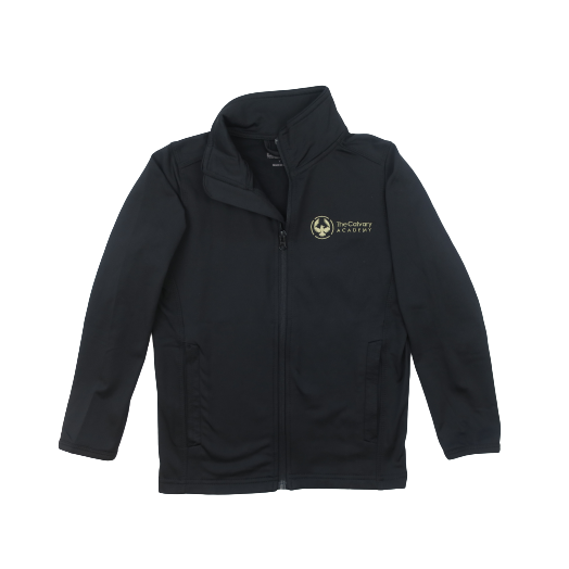 Full Zip Performance Fleece Jacket with Calvary Academy Logo