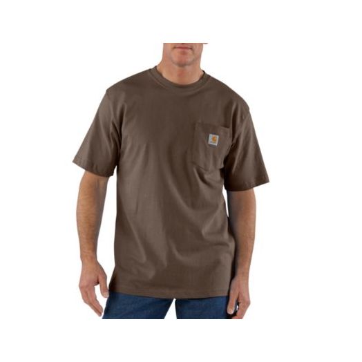 Carhartt Workwear Pocket T-Shirt in Dark Brown