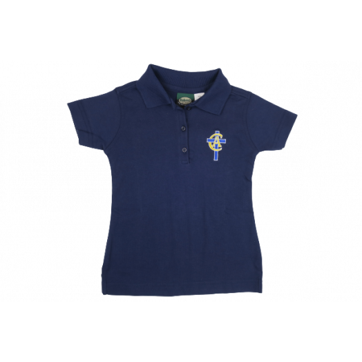 Female Short Sleeve Polo Shirt with CAI Logo