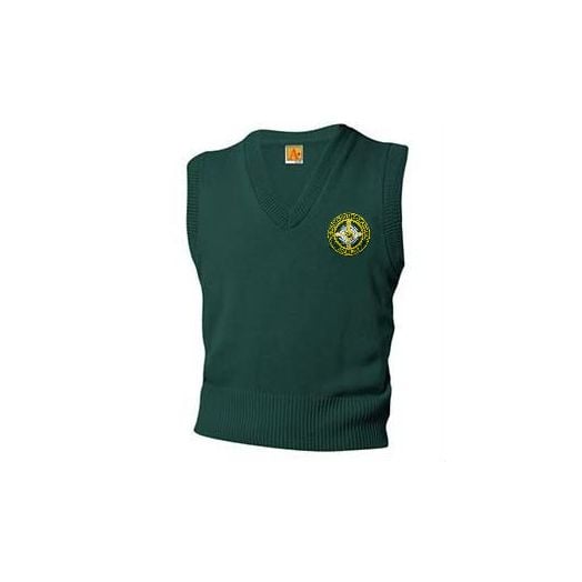 V-Neck Sweater Vest (grades 3-6) with Corpus Christi Logo