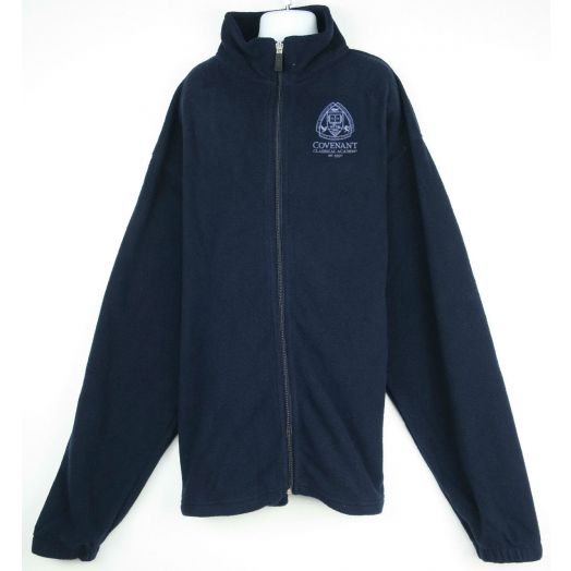 Full Zip Fleece Jacket with Covenant Classical Logo