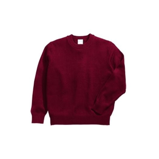 Elderwear Maroon Crewneck Pullover Sweater