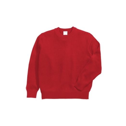 Elderwear Red Crewneck Pullover Sweater