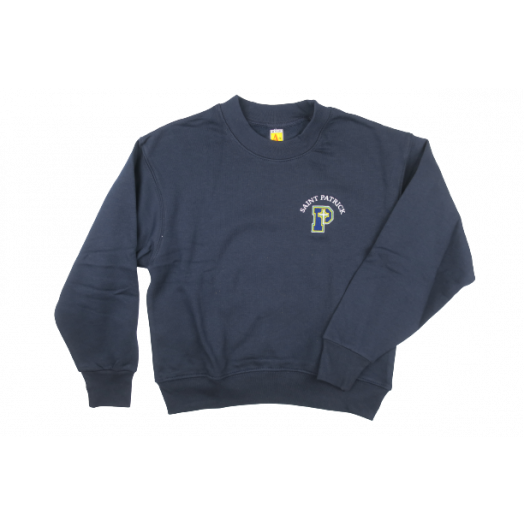 Crewneck Sweatshirt with St. Patrick Logo