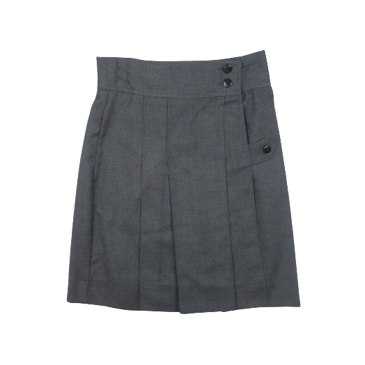 Dark Grey Kilt Skirt