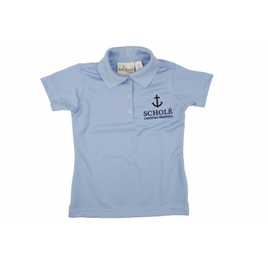 Female Dri-Fit Polo Shirt with Scholé Christian Logo