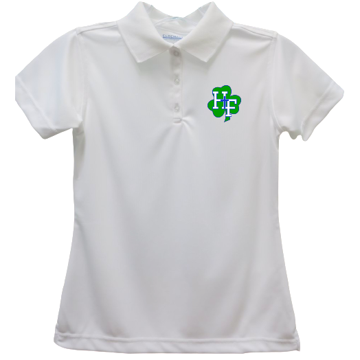 Female Fit Dri-Fit Polo Shirt with Holy Family of Ashland Logo