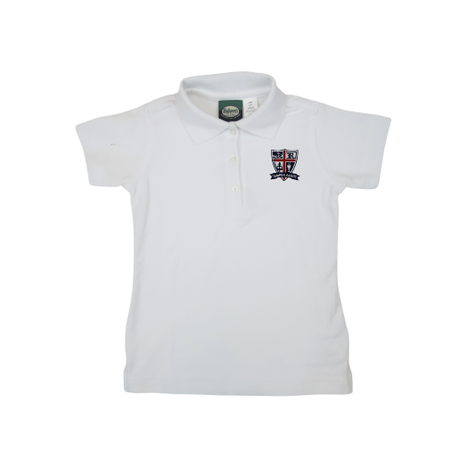 Female Fit Short Sleeve Polo Shirt with Royalmont Logo