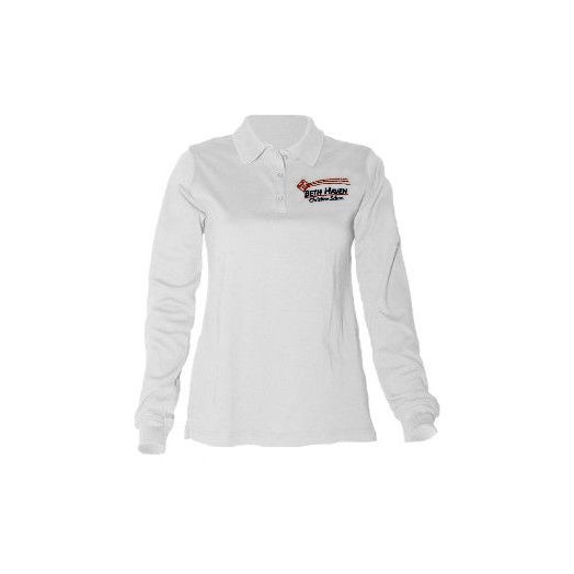 Female Long Sleeve Polo Shirt with Beth Haven Logo
