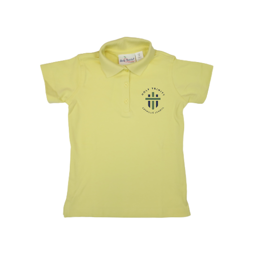 Female Short Sleeve Polo Shirt with Holy Trinity Logo (Pre-K Only)