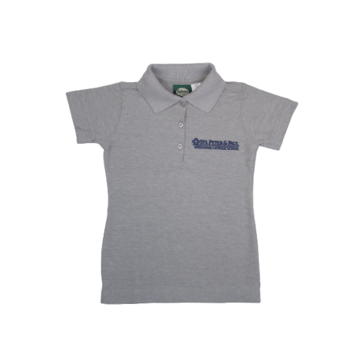 Female Short Sleeve Polo Shirt with Sts. Peter and Paul (Lexington) Logo