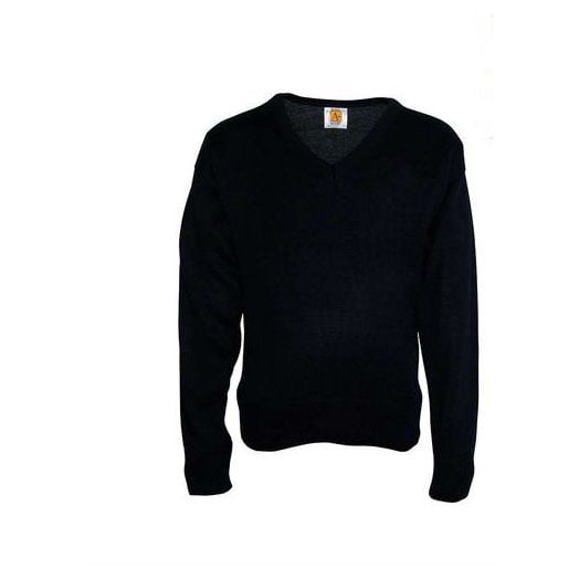 Fine Gauge V-neck Pullover Sweater