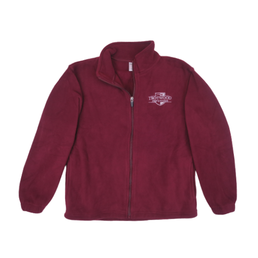 Full Zip Fleece Jacket with Trotwood Prep & Fitness Logo