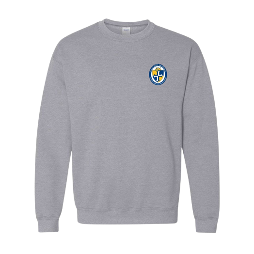 Grey Crewneck Sweatshirt with Mars Hill (Ohio) Logo