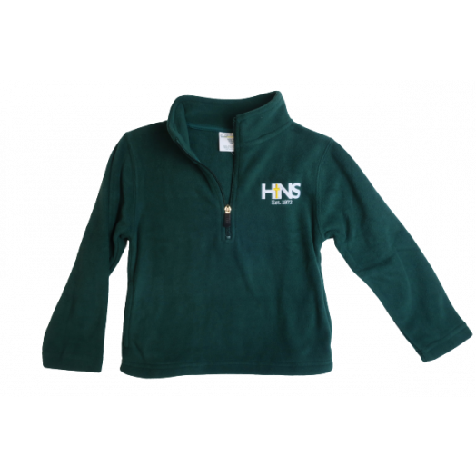 1/4 Zip Fleece Pullover with Holy Name of Jesus Logo