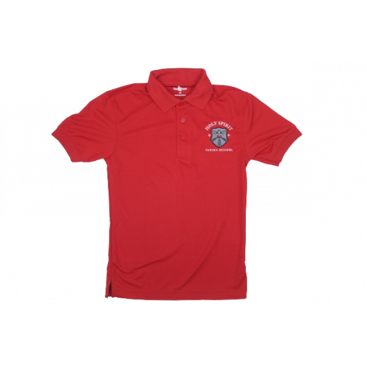 Short Sleeve Dri-Fit Polo Shirt with Holy Spirit Logo