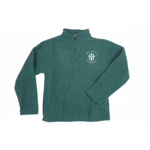 1/4 Zip Fleece Pullover with Holy Trinity Logo