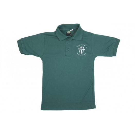 Short Sleeve Polo Shirt with Holy Trinity Logo