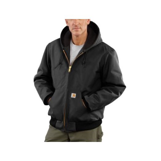 J140 Carhartt Black Duck Active Quilted Flannel Lined Jacket