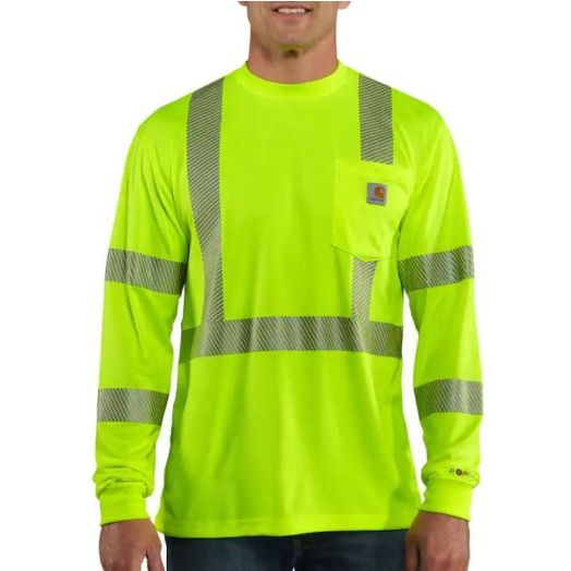 Kroger Engineering Carhartt Force High-Visibility Long Sleeve Class 3 T-Shirt