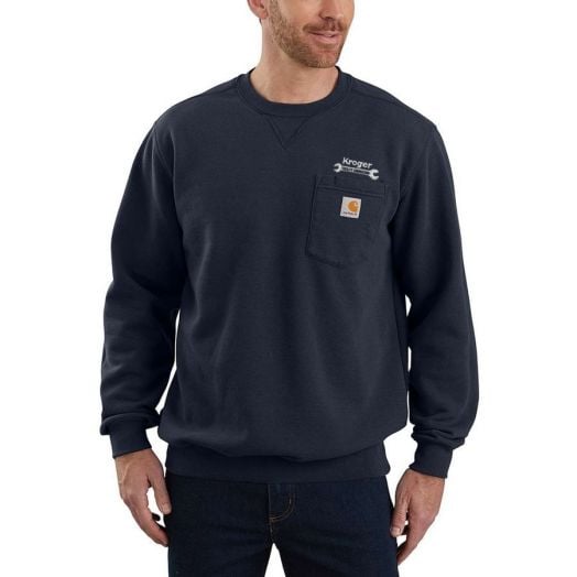 Kroger Engineering Carhartt Loose Fit Midweight Crewneck Pocket Sweatshirt
