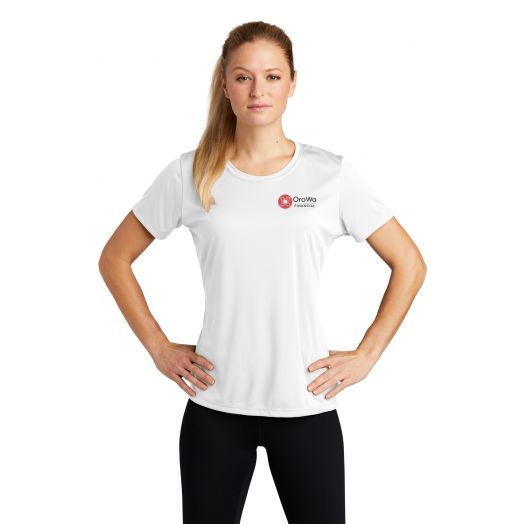 Ladies PosiCharge Competitor Tee With OroWa Financial Logo