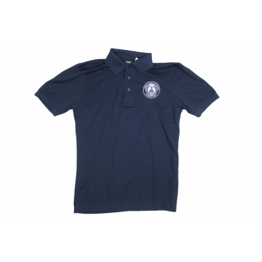 Short Sleeve Dri-Fit Polo Shirt with Liberty Bible Logo