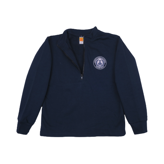 1/4 Zip Pullover Sweatshirt with Liberty Bible Logo