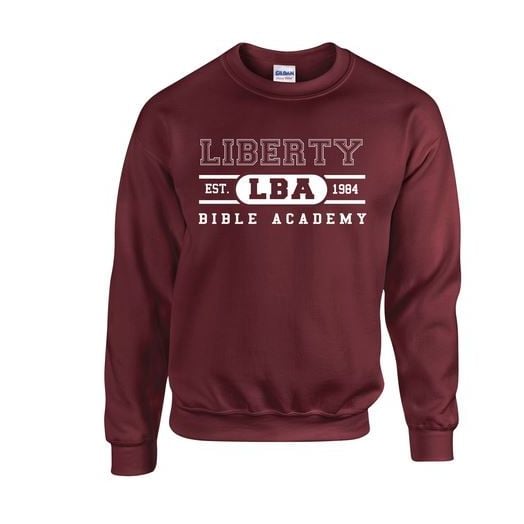 Crewneck Sweatshirt with Liberty Bible Logo