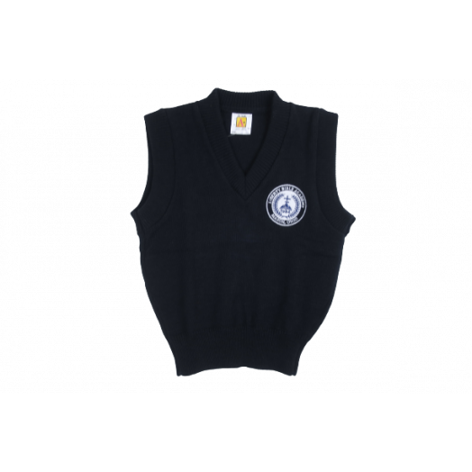 V-Neck Sweater Vest with Liberty Bible Logo