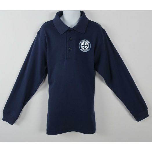 Long Sleeve Polo Shirt with Bethany School Logo