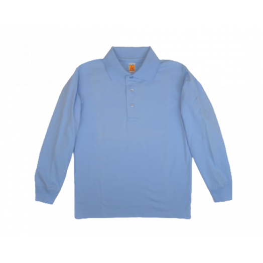 Long Sleeve Polo Shirt with Ohio Christian Logo