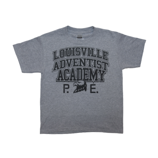 Gym and Spirit Wear T-Shirts with Louisville Adventist Academy Logo